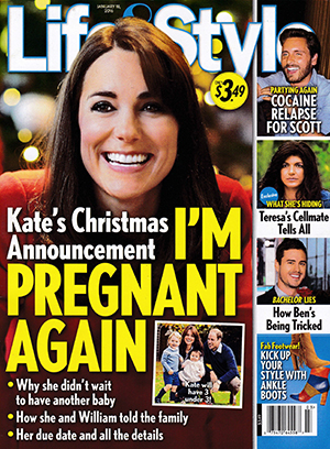 Illustration for article titled This Week In Tabloids: Buckingham Palace 'Confirms' William and Kate Have Been Named King and Queen